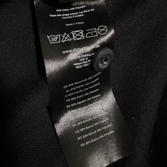 Disturbia Black Shirt with Mushroom Embroidery - Picture 5 of 5